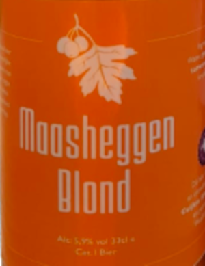 Maasheggen Blond bier etiket